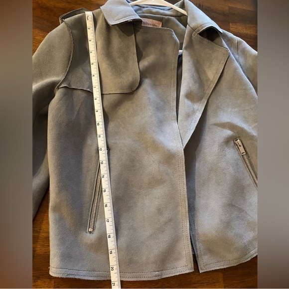 Philosophy Gray Faux Leather Jacket - Picture 7 of 8